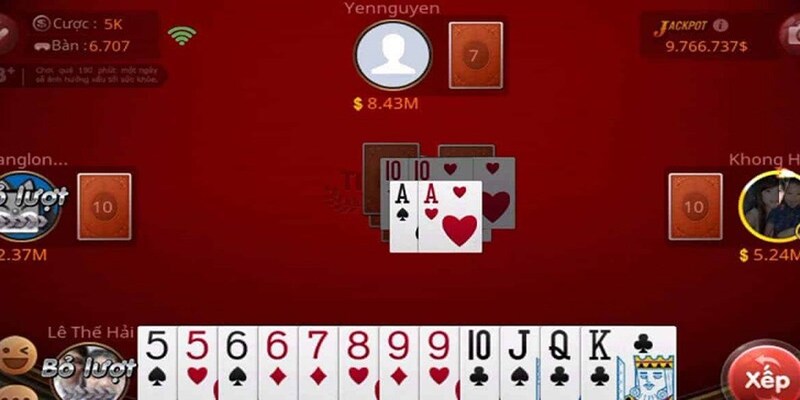 Game bài Tiến Lên thịnh hành hàng đầu hiện nay