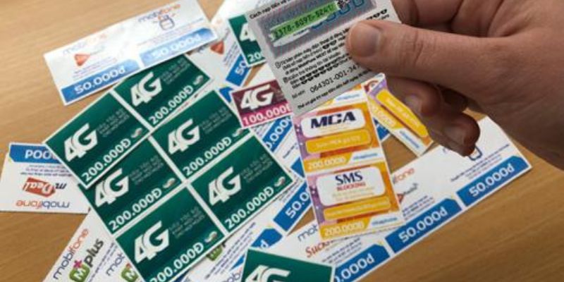 Khách hàng giao dịch bằng Card điện thoại